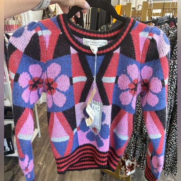 SALTWATER LUXE ELIMA SWEATER size XS NWT - Picture 4 of 5